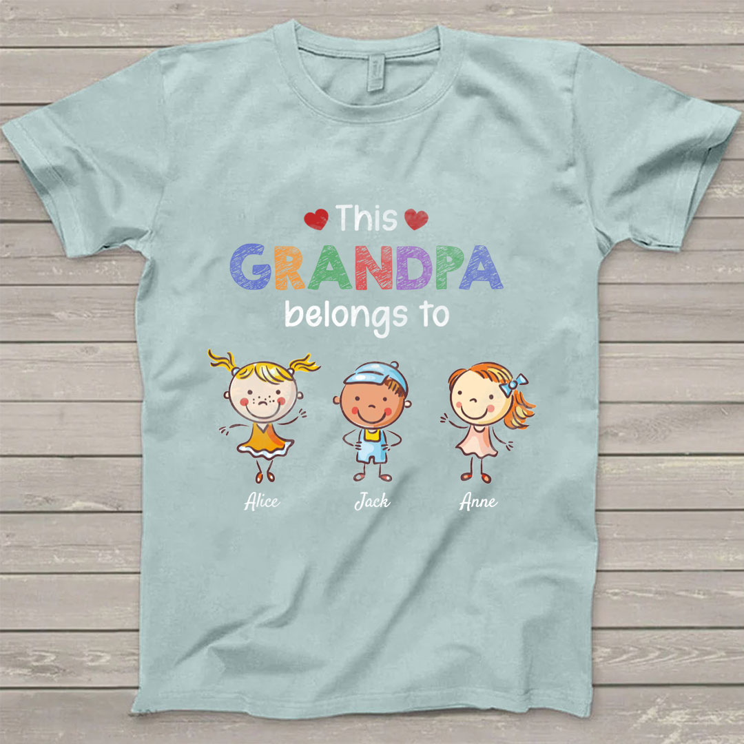 Gift For Dad, Father, Grandfather - Personalized T-Shirt -ancustom
