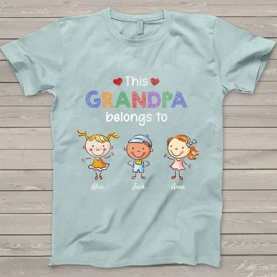 Gift For Dad, Father, Grandfather - Personalized T-Shirt -ancustom