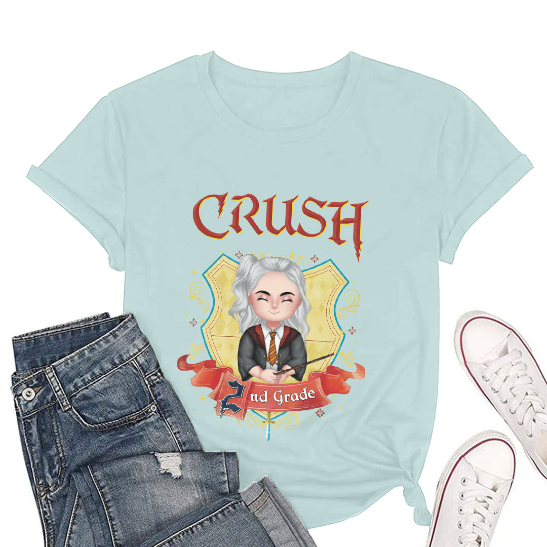 Personalized Back To School Kid T-shirt - Gift Idea For Son/ Daughter - I'm Ready To Crush Pre-school-ancustom