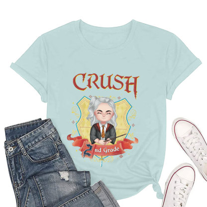 Personalized Back To School Kid T-shirt - Gift Idea For Son/ Daughter - I'm Ready To Crush Pre-school-ancustom