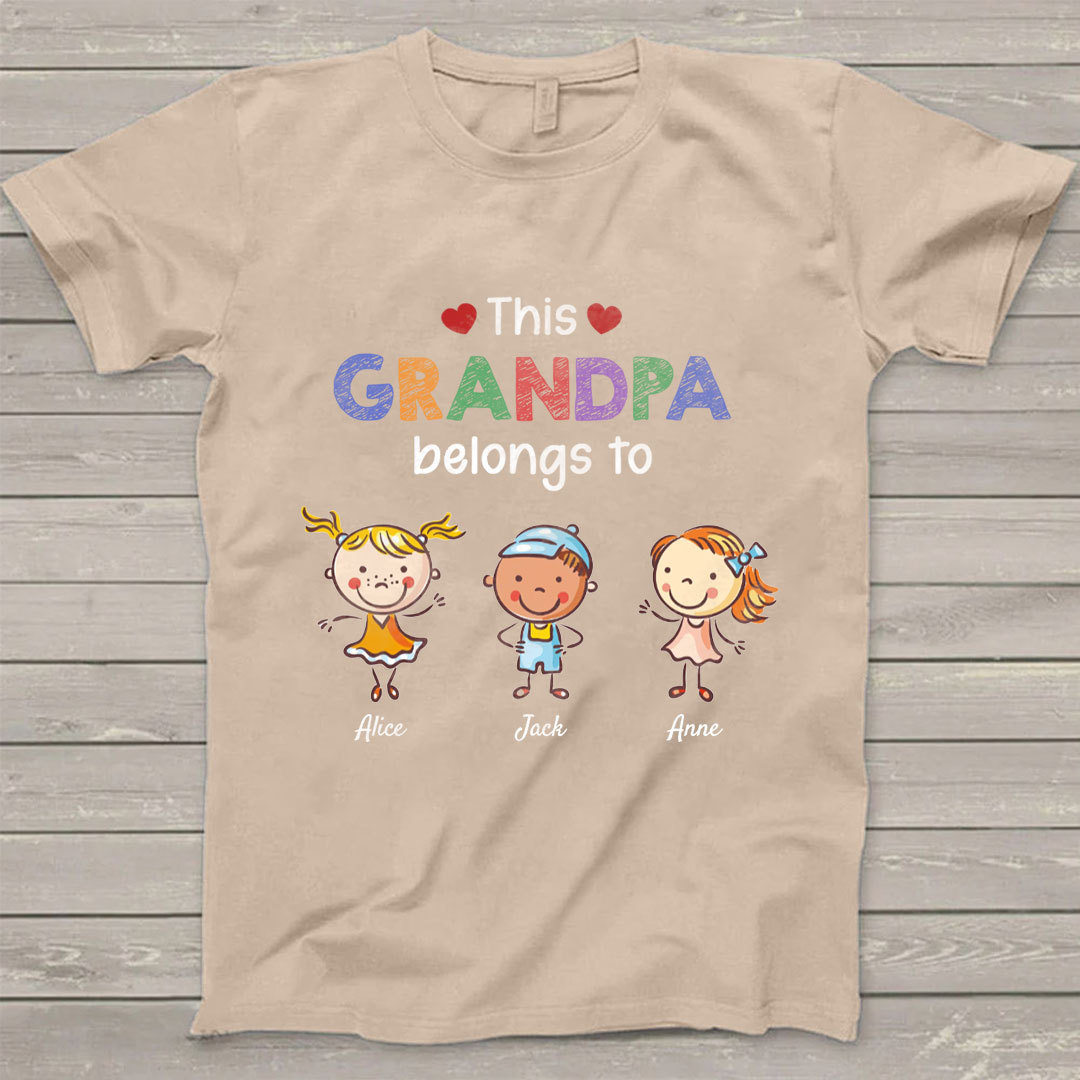 Gift For Dad, Father, Grandfather - Personalized T-Shirt -ancustom