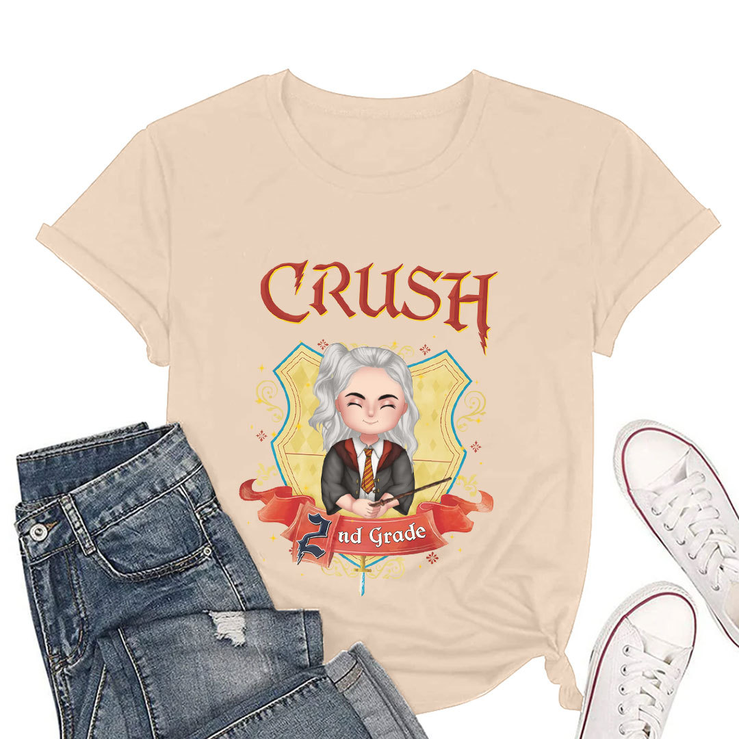 Personalized Back To School Kid T-shirt - Gift Idea For Son/ Daughter - I'm Ready To Crush Pre-school-ancustom