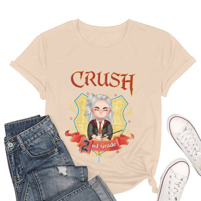 Personalized Back To School Kid T-shirt - Gift Idea For Son/ Daughter - I'm Ready To Crush Pre-school-ancustom