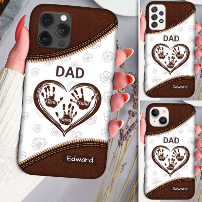 Grandchildren fill the space in your heart - Gifts for Dad - Personalized Phone Cases-ancustom