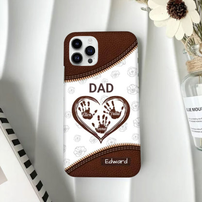 Grandchildren fill the space in your heart - Gifts for Dad - Personalized Phone Cases-ancustom