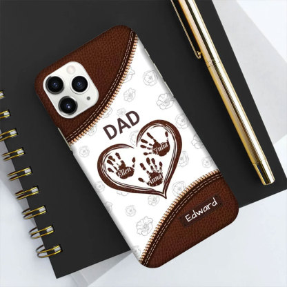 Grandchildren fill the space in your heart - Gifts for Dad - Personalized Phone Cases-ancustom