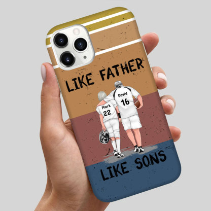 Personalized Phone Cases for Rugby Loving Fathers as Father's Day Gifts-ancustom