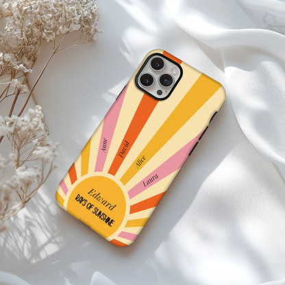 Customized personalized sunshine phone case-ancustom