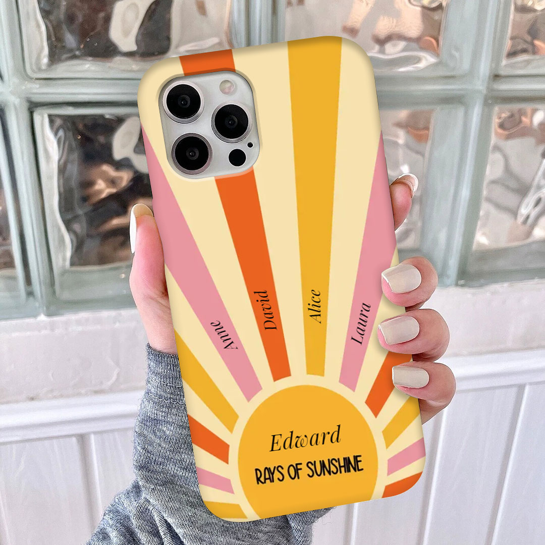 Customized personalized sunshine phone case-ancustom