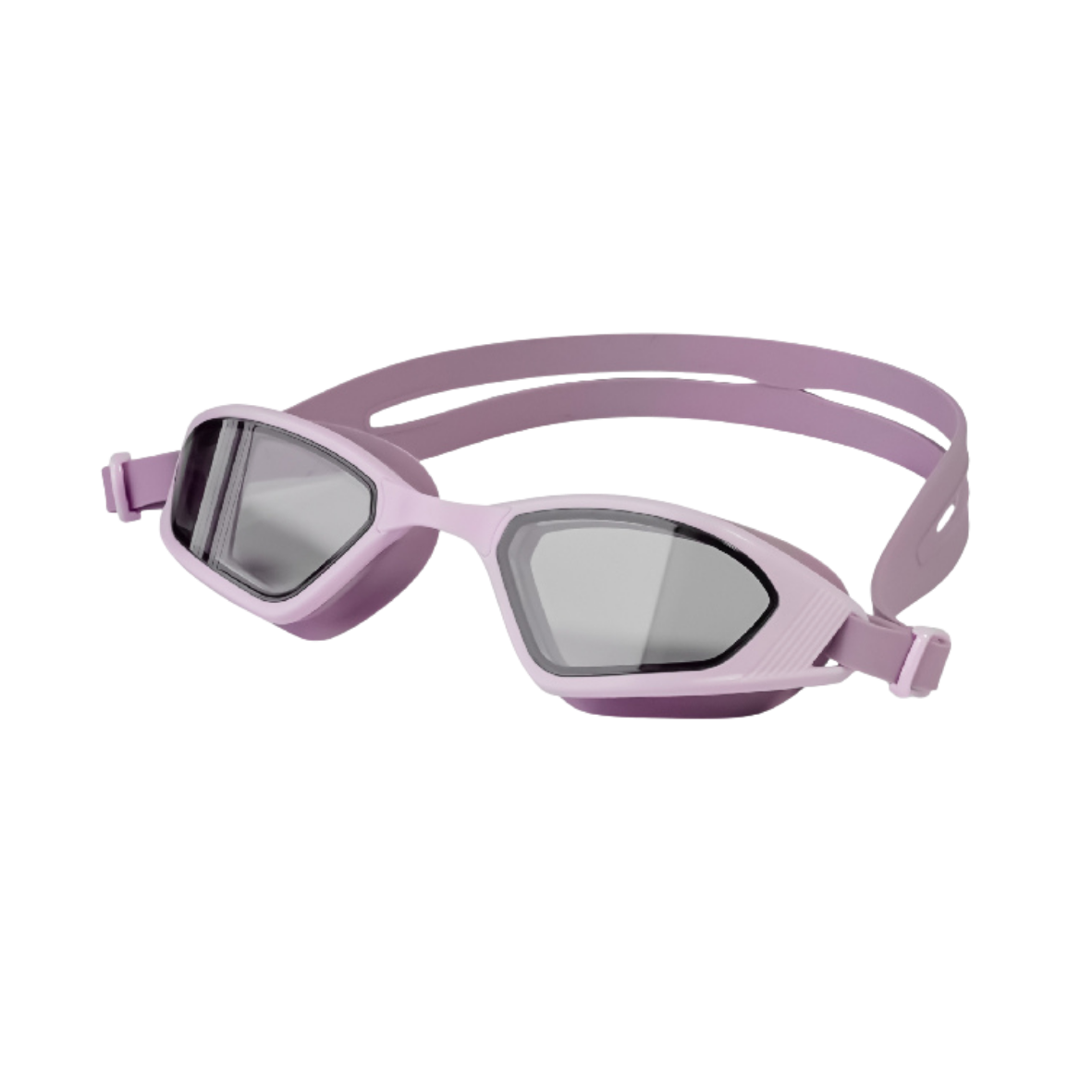 HydroClear Tech BE048 Mid-Frame Purple Tinted Swim Goggles