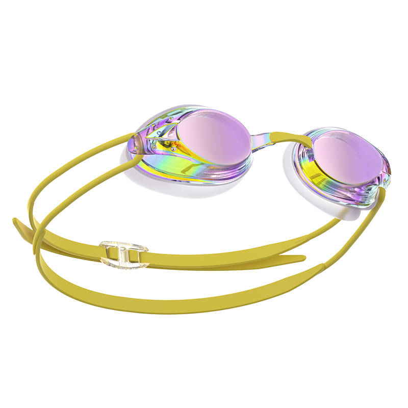 3D Render of Maritonia HydroClear 2.0 Mirrored Lens Goggles with Yellow Strap