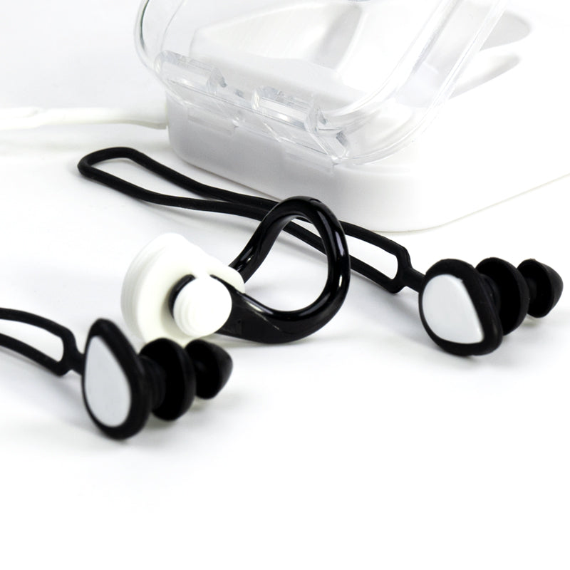 Professional Swimming Earplugs and Nose Clips Set