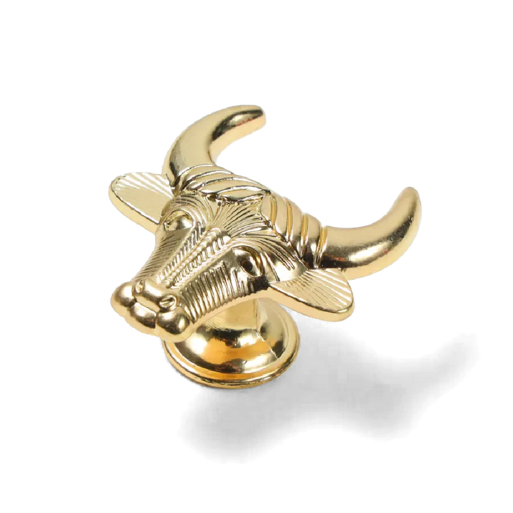 Animal Furniture Knobs - Cattle
