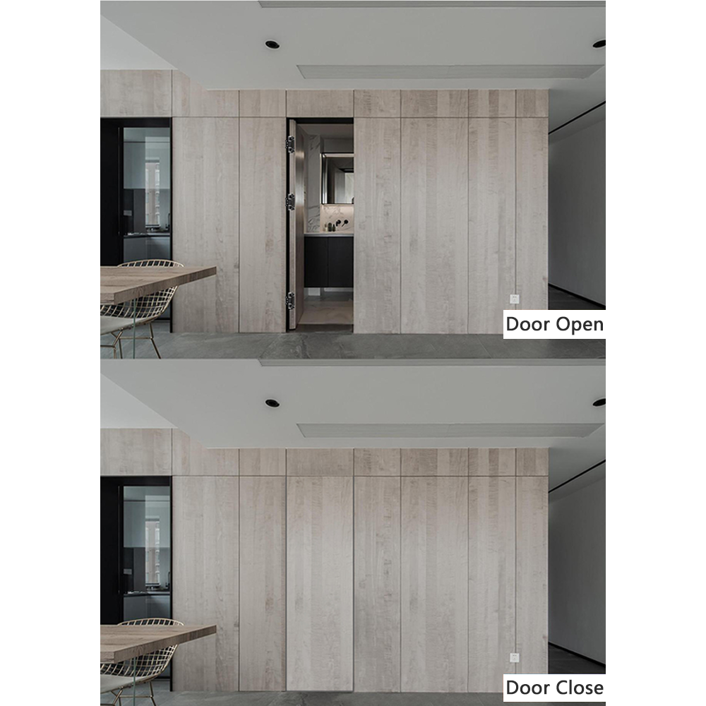 Auto-Closing Hydraulic Hidden Door Hinge with Damper and Spring Mechanism