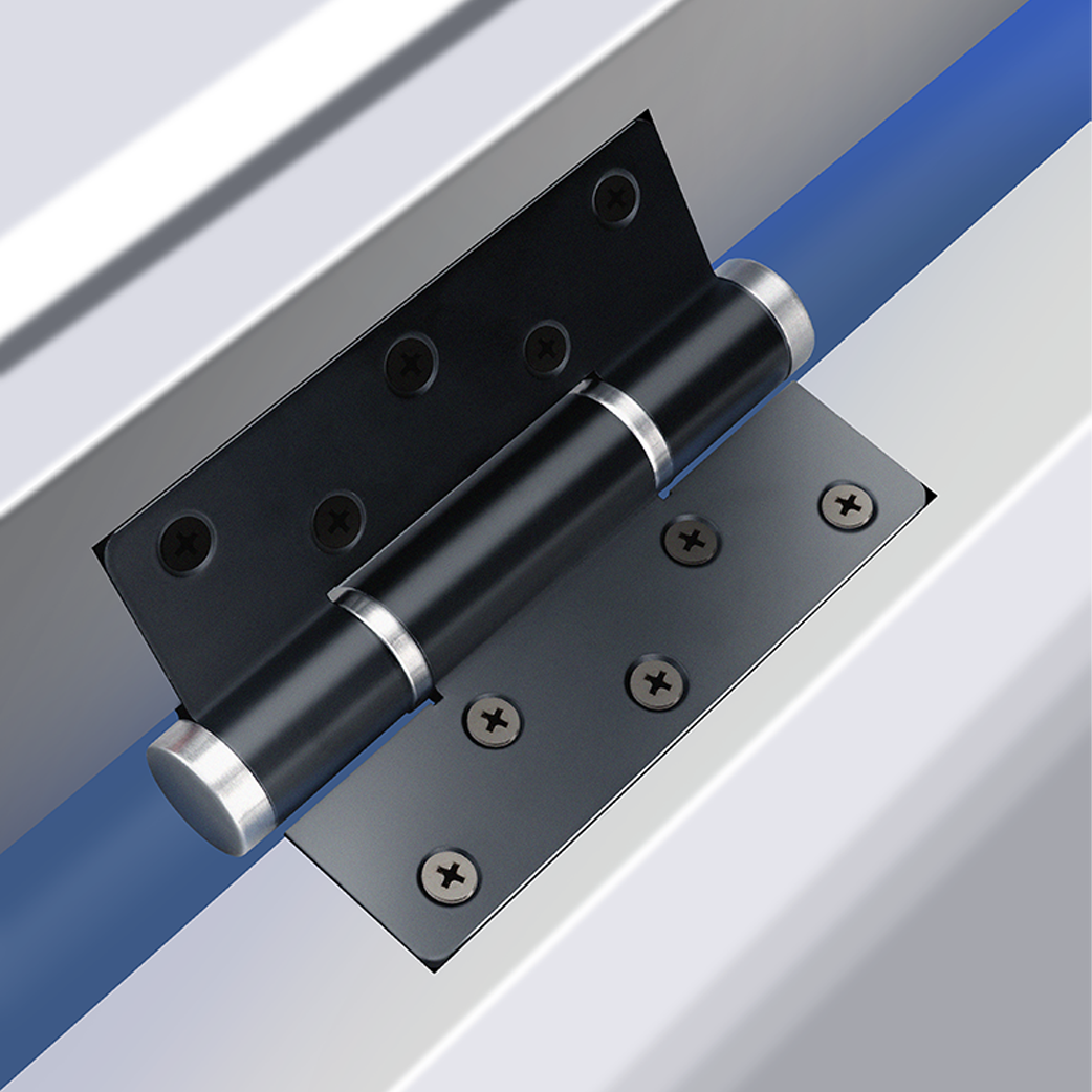 Auto-Closing Hydraulic Hidden Door Hinge with Damper and Spring Mechanism