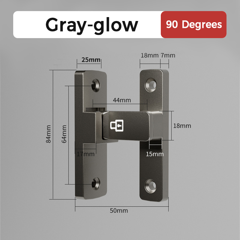 Zinc Alloy Noctilucent Door Hasp