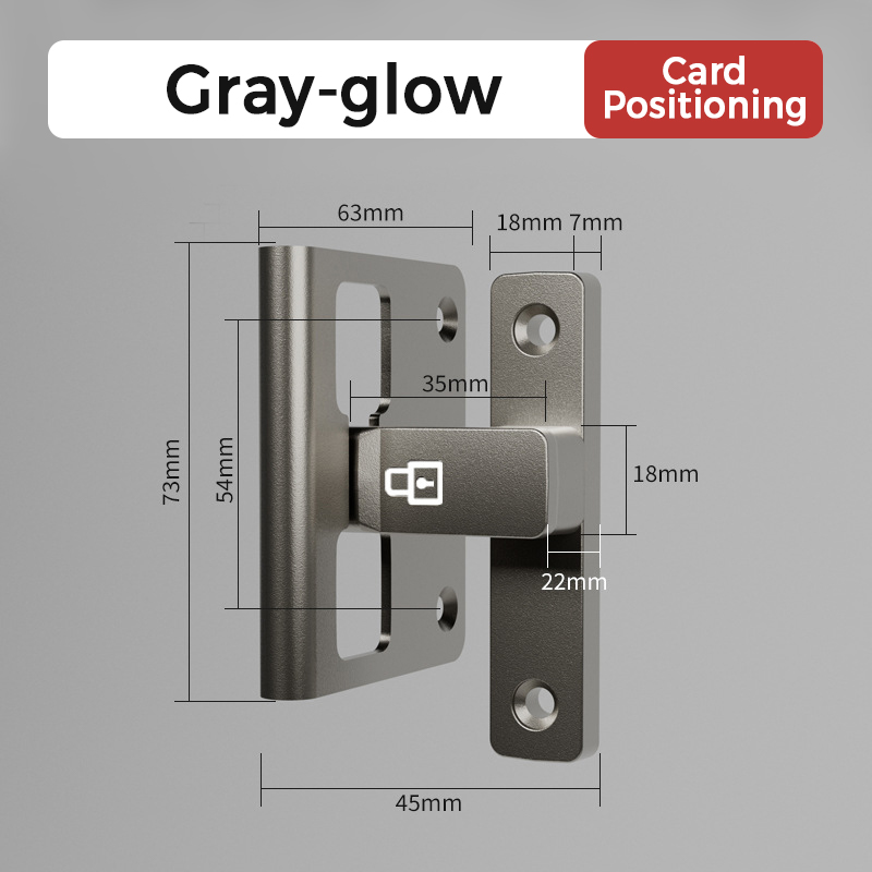 Zinc Alloy Noctilucent Door Hasp