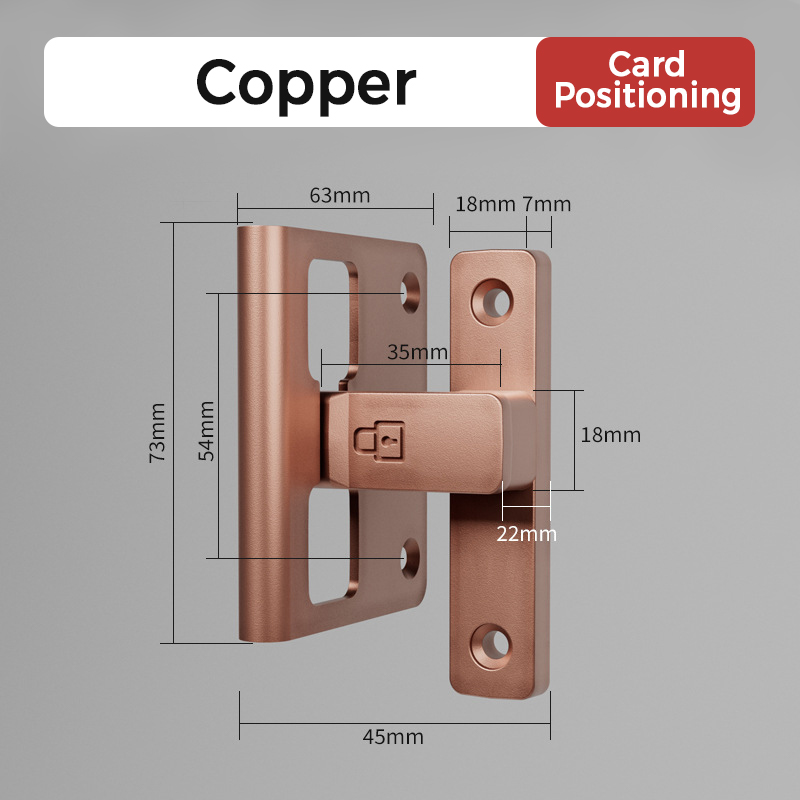 Zinc Alloy Noctilucent Door Hasp