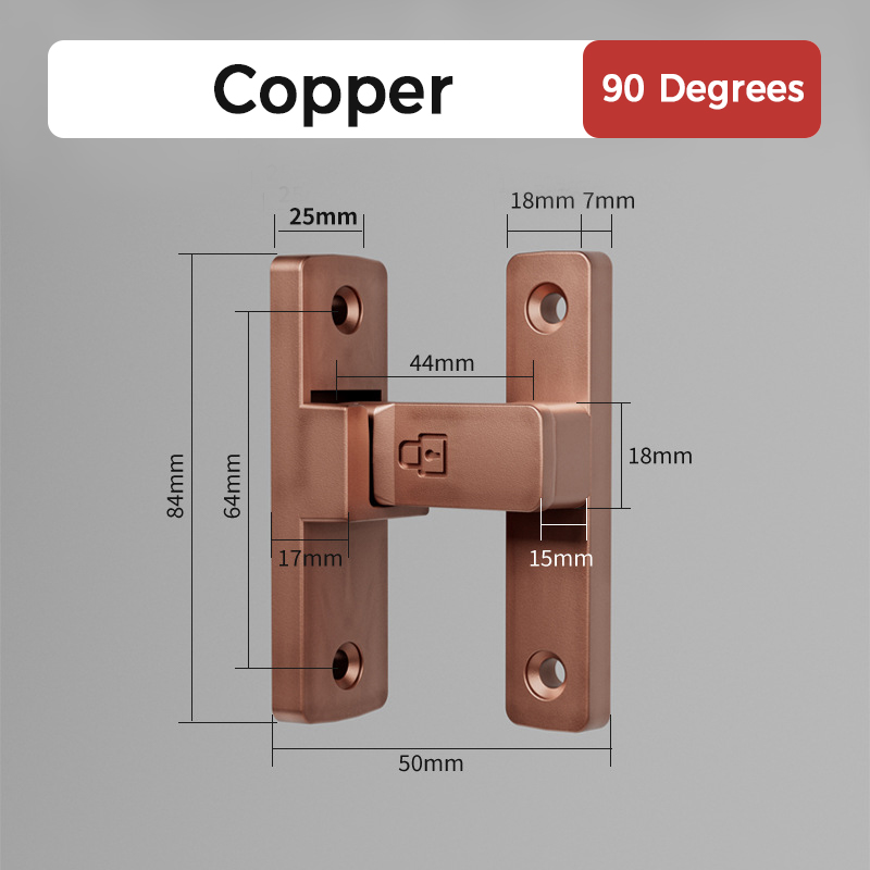 Zinc Alloy Noctilucent Door Hasp