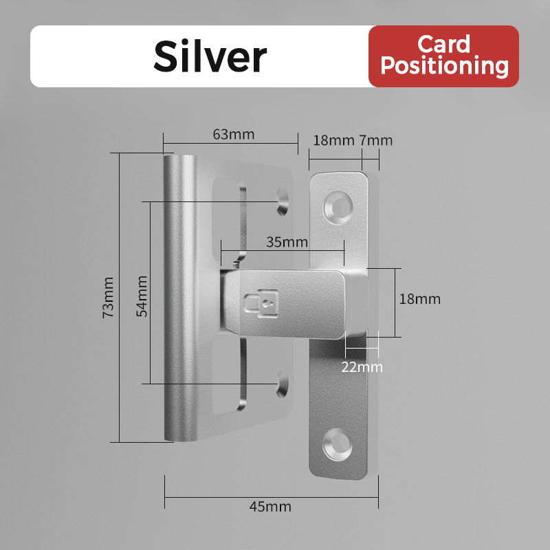 Zinc Alloy Noctilucent Door Hasp