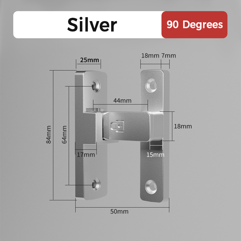 Zinc Alloy Noctilucent Door Hasp