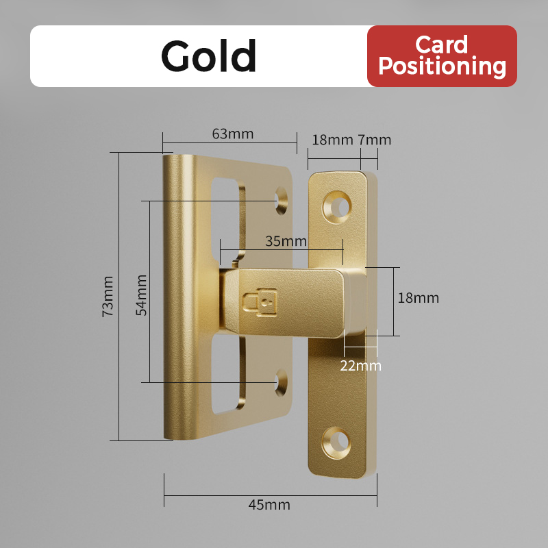 Zinc Alloy Noctilucent Door Hasp