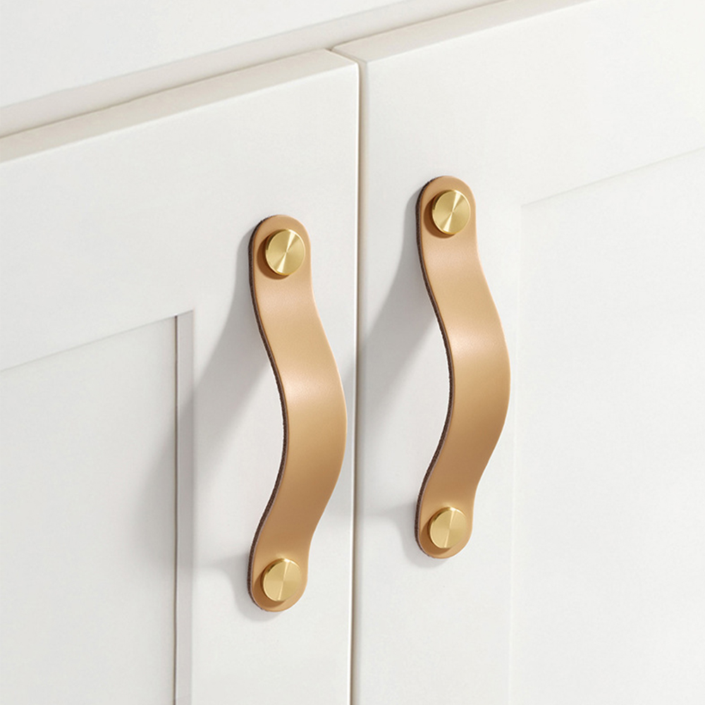 Leather Cabinet Handles