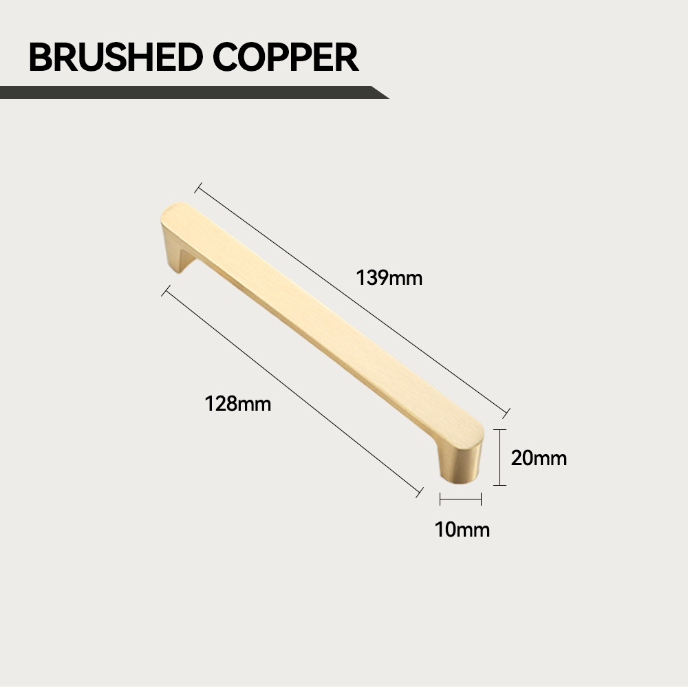 Simple Solid Cabinet Pulls