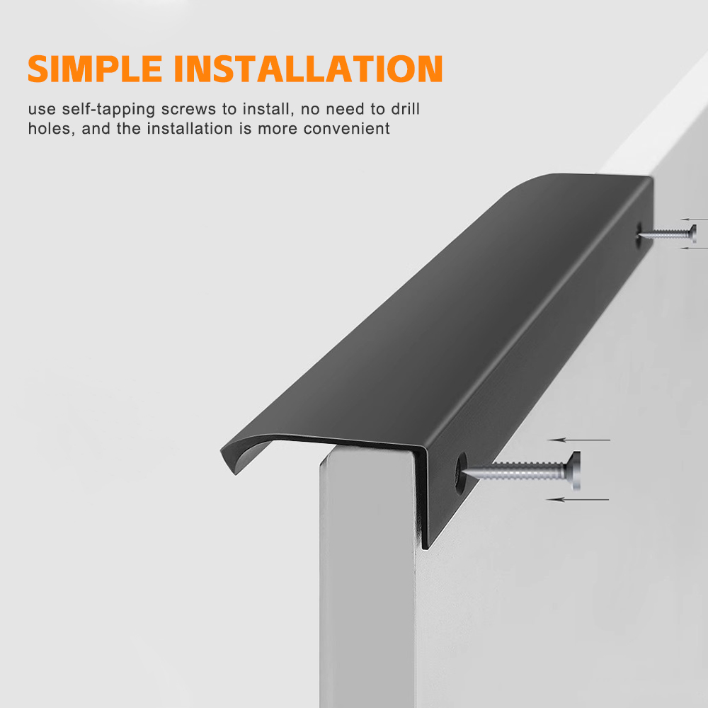 Thickened Finger Edge Cabinet Pulls