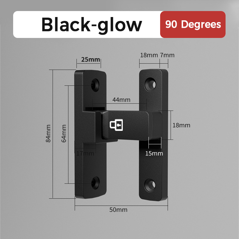 Zinc Alloy Noctilucent Door Hasp