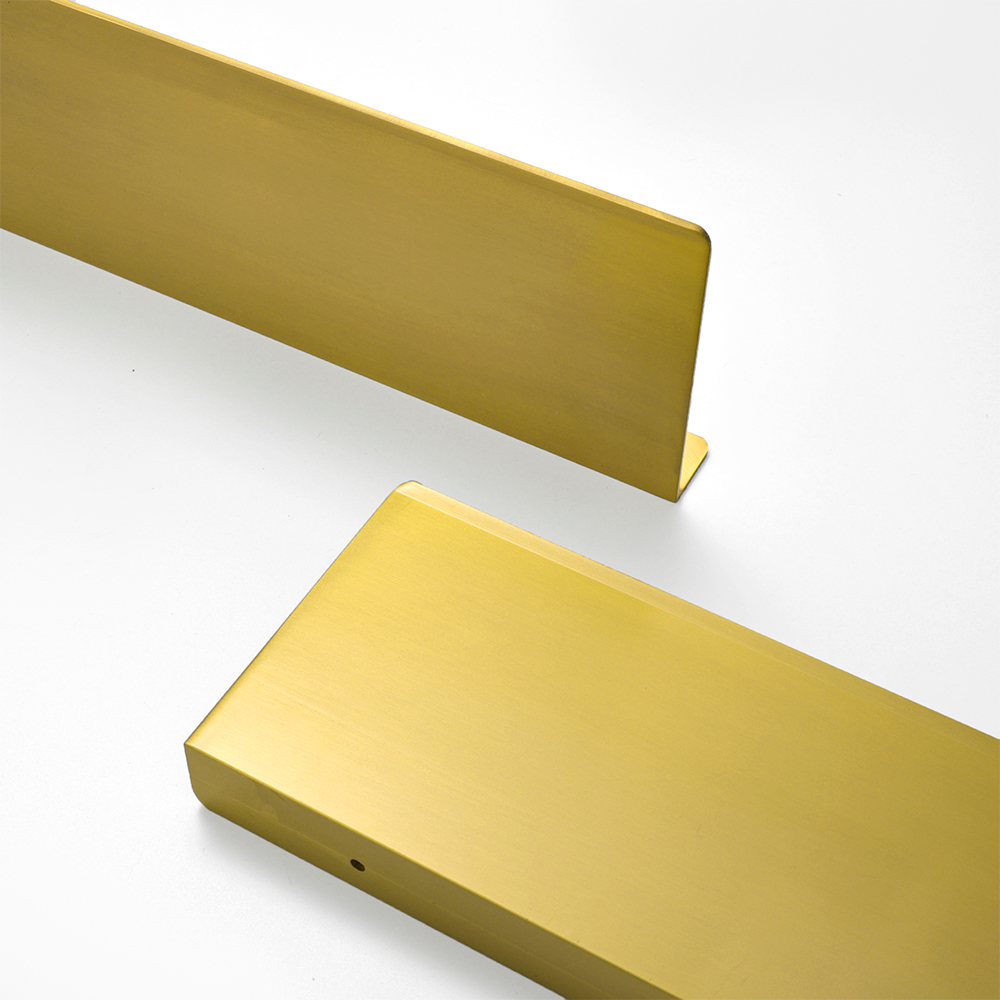 Matooya Modern Aluminum Floating Shelves – Wall Mounted Mini Display Racks for Bathroom & Bedroom Decor