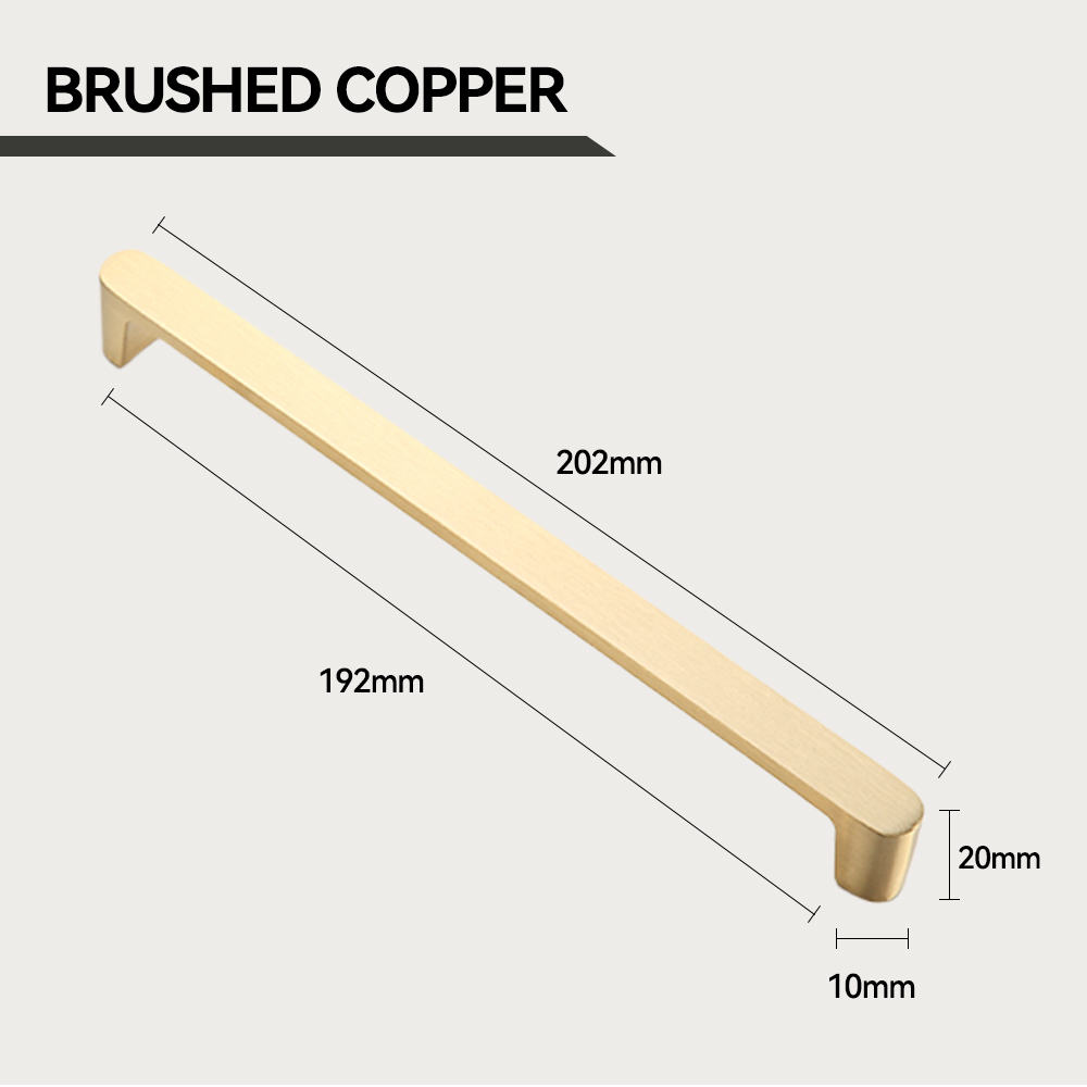 Simple Solid Cabinet Pulls