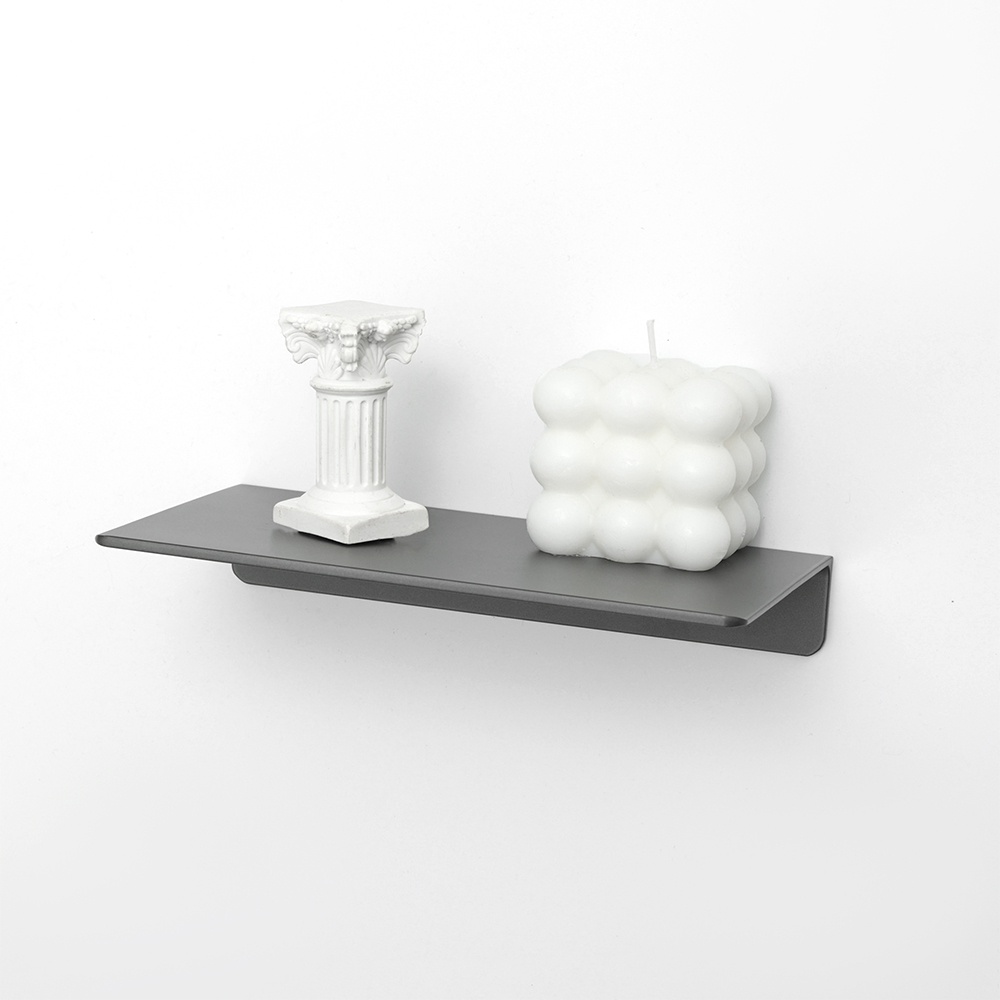 Matooya Modern Aluminum Floating Shelves – Wall Mounted Mini Display Racks for Bathroom & Bedroom Decor