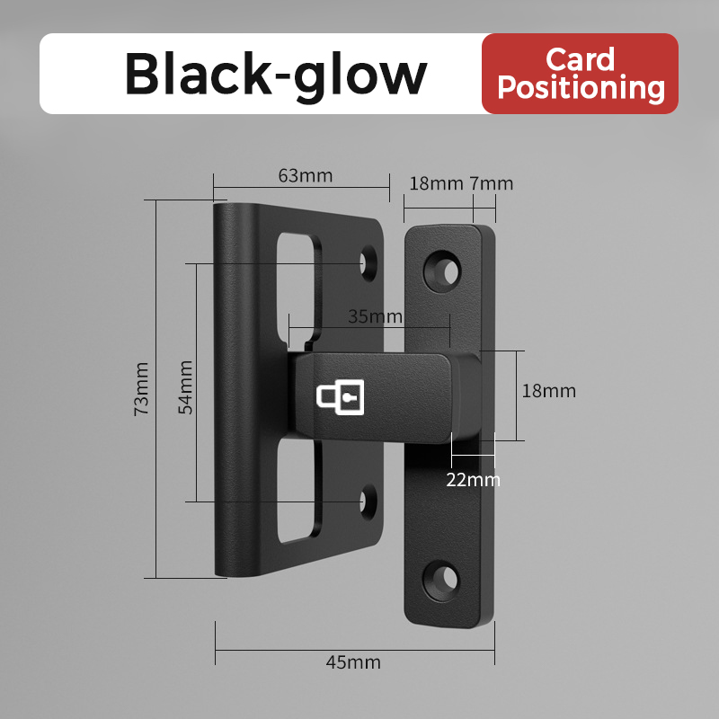 Zinc Alloy Noctilucent Door Hasp