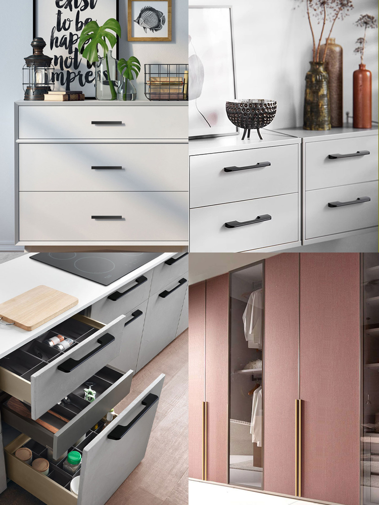 T-SHAPED AND M-SHAPED CABINET HANDLES