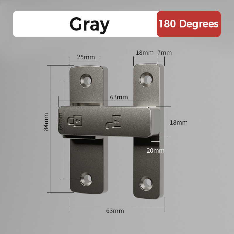 Zinc Alloy Noctilucent Door Hasp