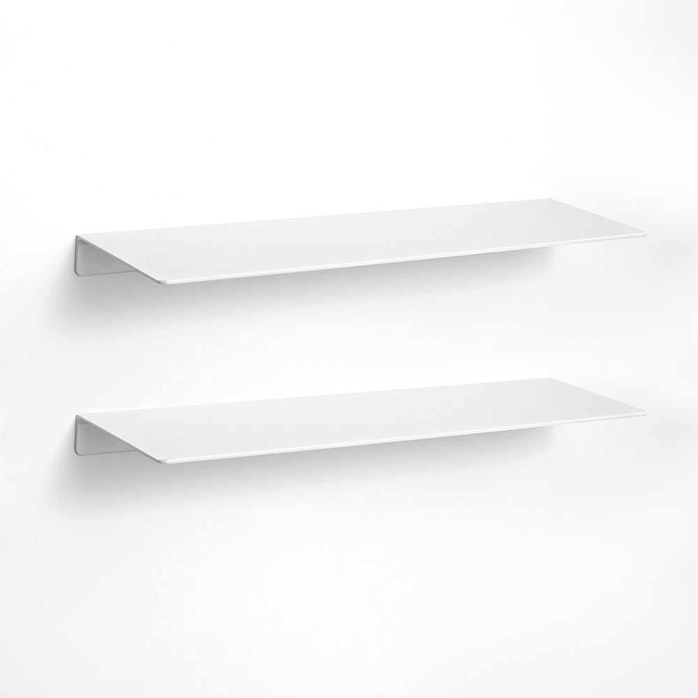 Matooya Modern Aluminum Floating Shelves – Wall Mounted Mini Display Racks for Bathroom & Bedroom Decor