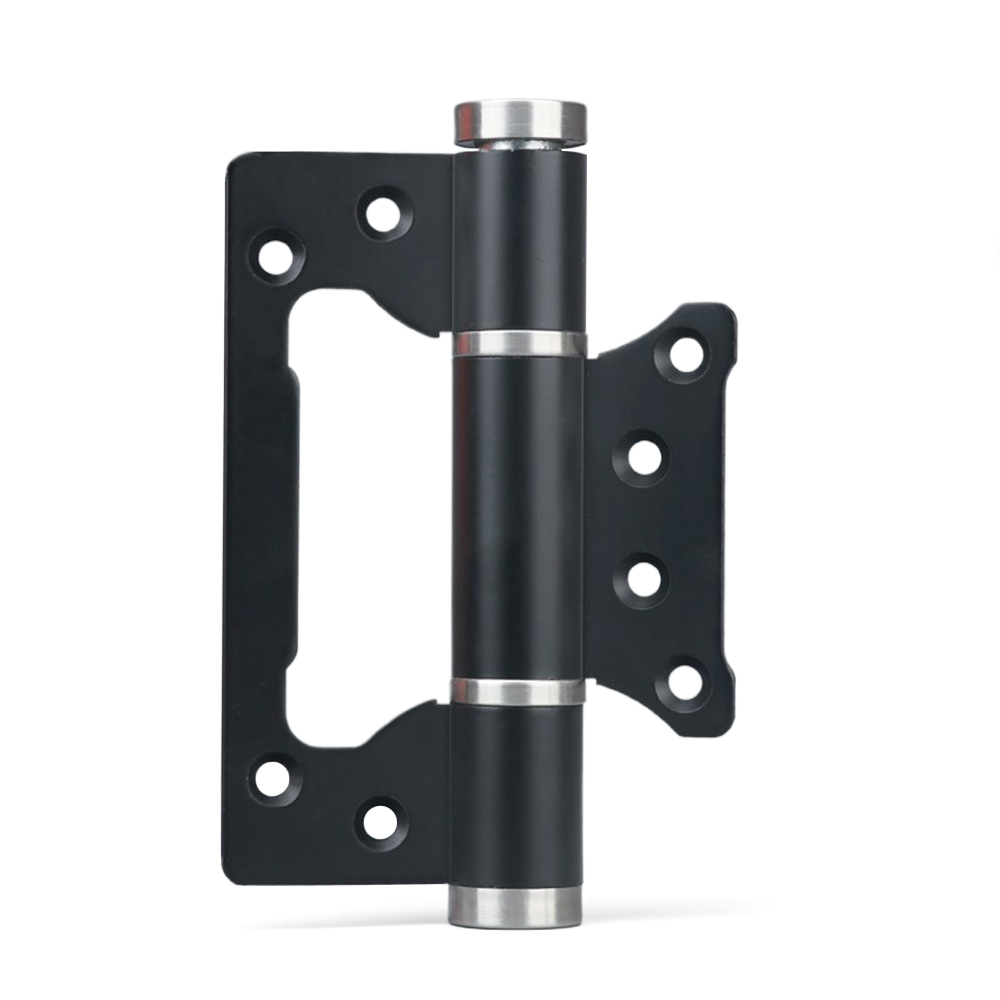 Auto-Closing Hydraulic Door Non Mortise Hinge with Damper and Spring Mechanism