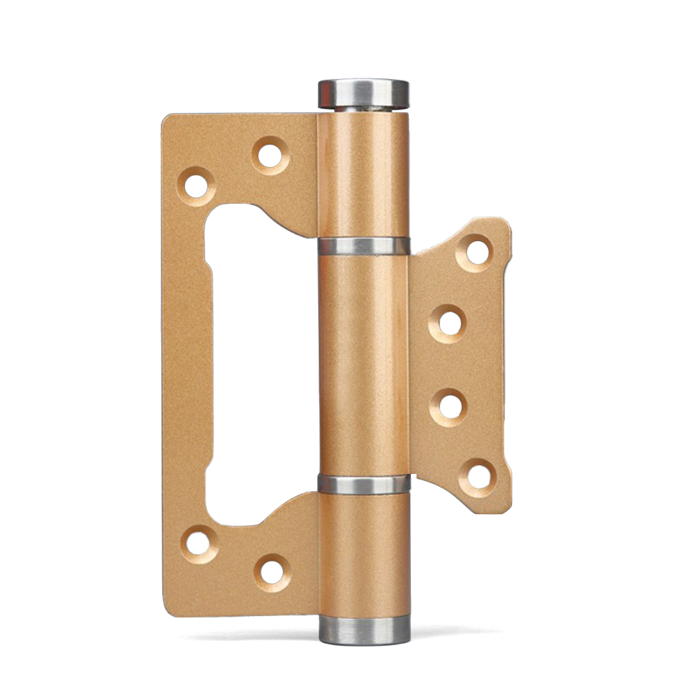 Auto-Closing Hydraulic Door Non Mortise Hinge with Damper and Spring Mechanism