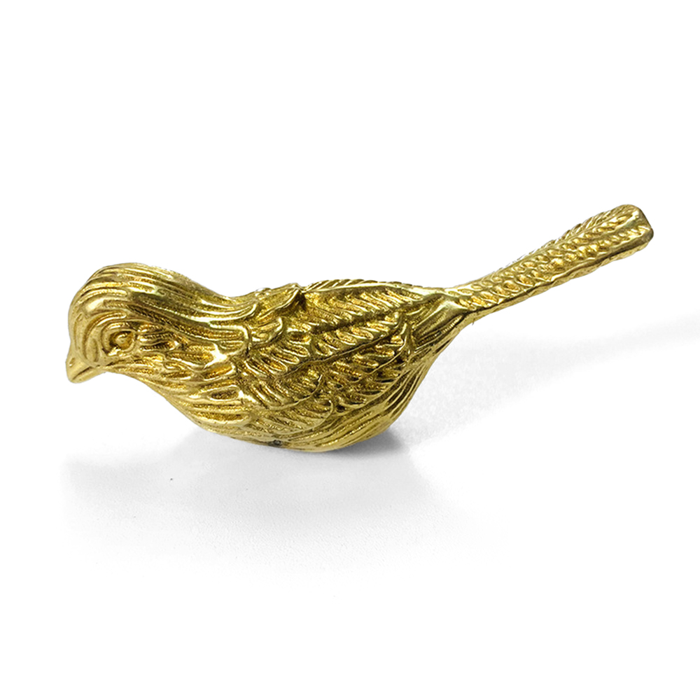 Bird Retro Furniture Solid Brass Drawer Knobs 
