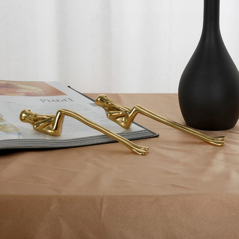 Brass Drawer Knob Thinker-shaped Furniture Handles