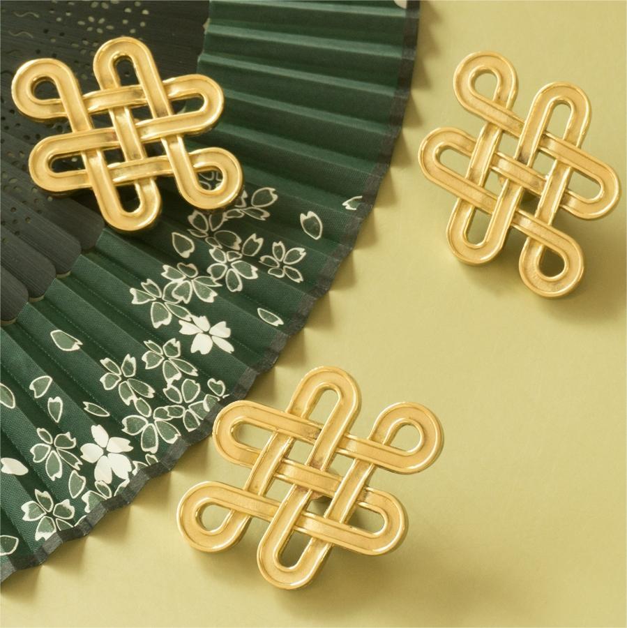Chinese Knot Brass Handle