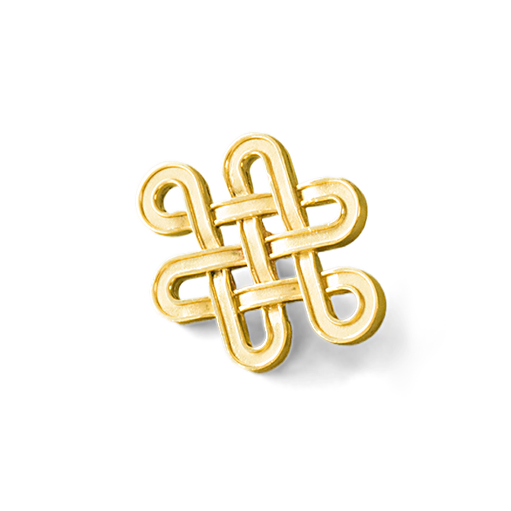 Chinese Knot Brass Handle