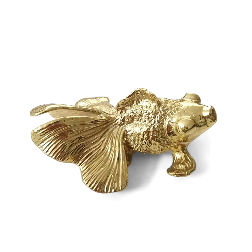 Goldfish Vintage Brass Cabinet Knobs