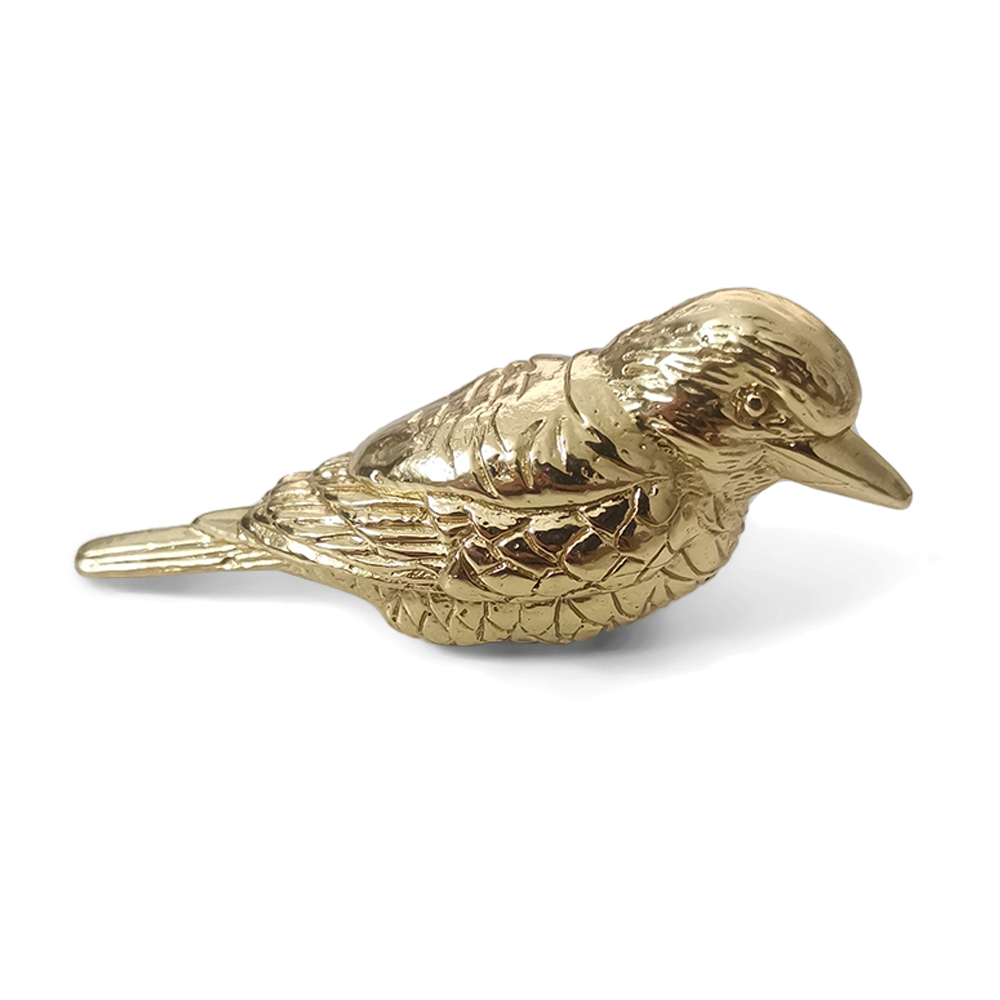Hummingbird Brass Vintage Drawer Door Knob