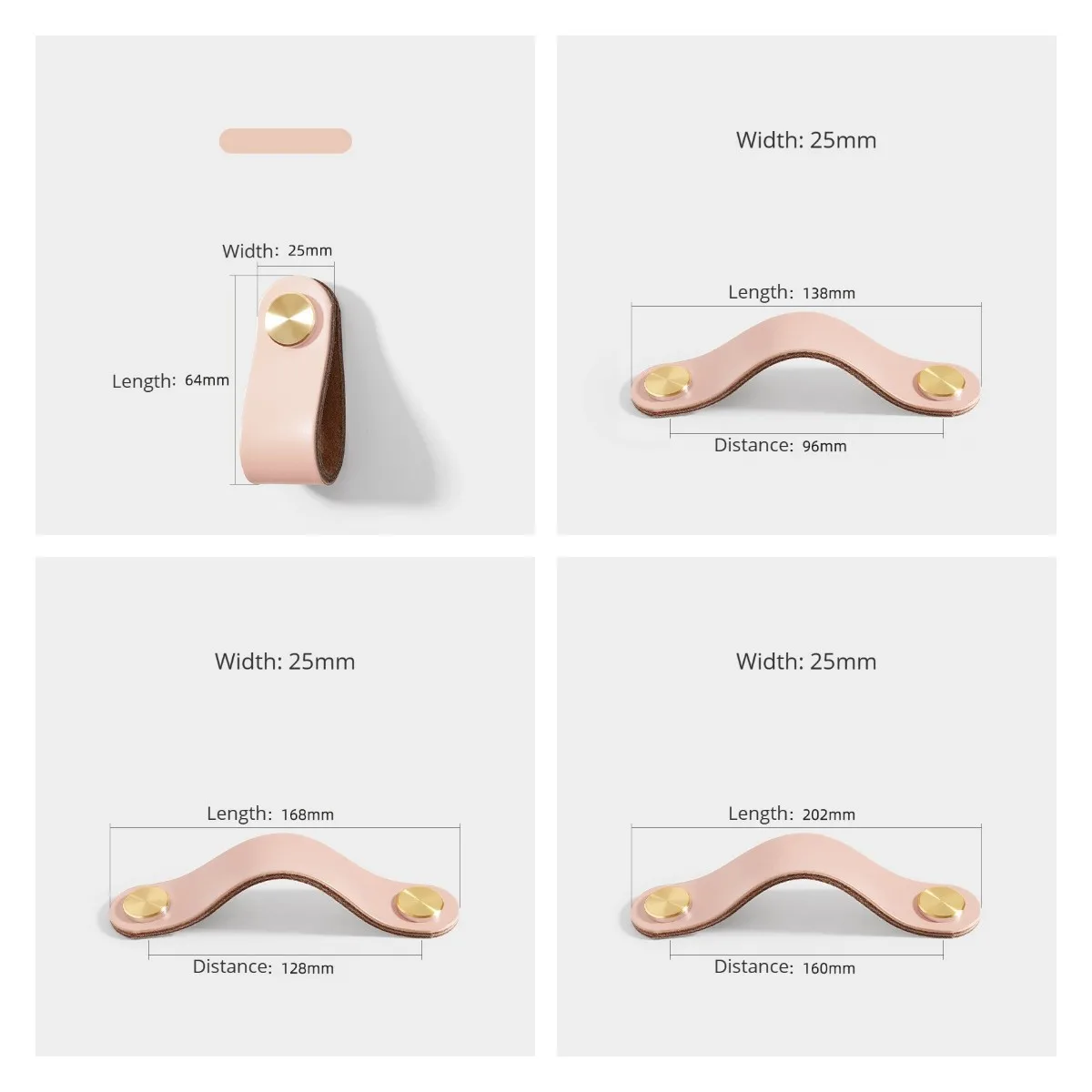 Leather Cabinet Handles