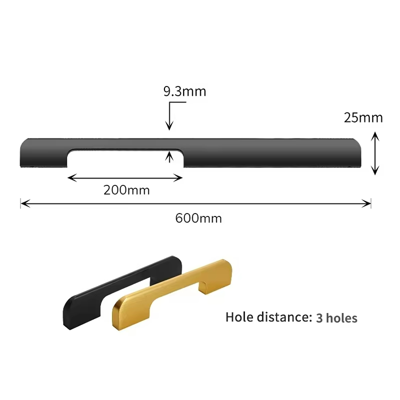 M-SHAPED CABINET HANDLES