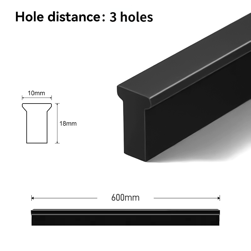 T-SHAPED CABINET HANDLES