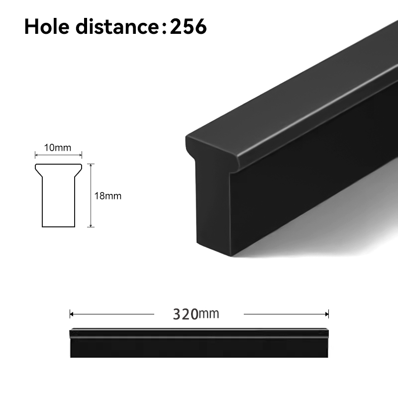T-SHAPED CABINET HANDLES
