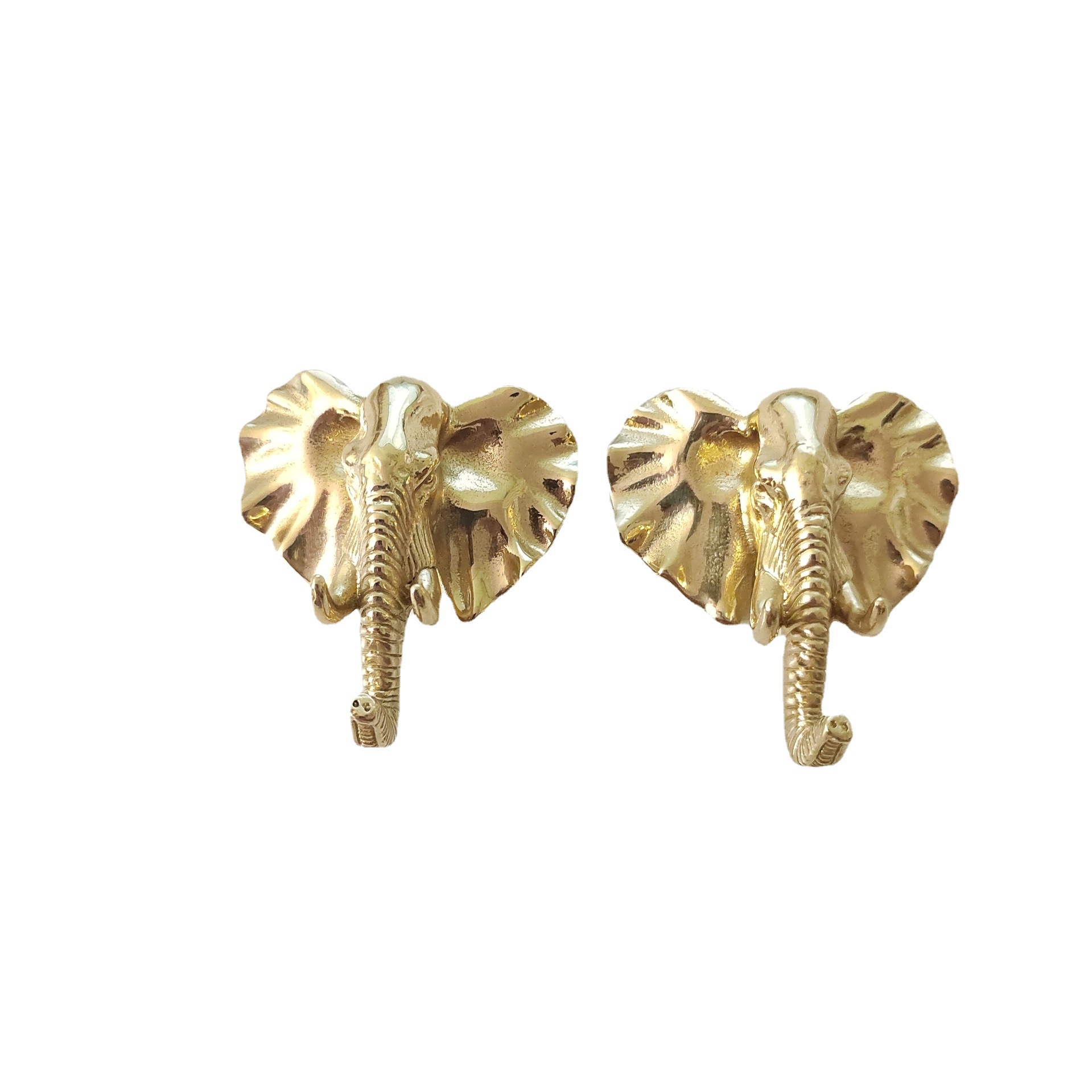 Brass Elephant Cabinet Knobs